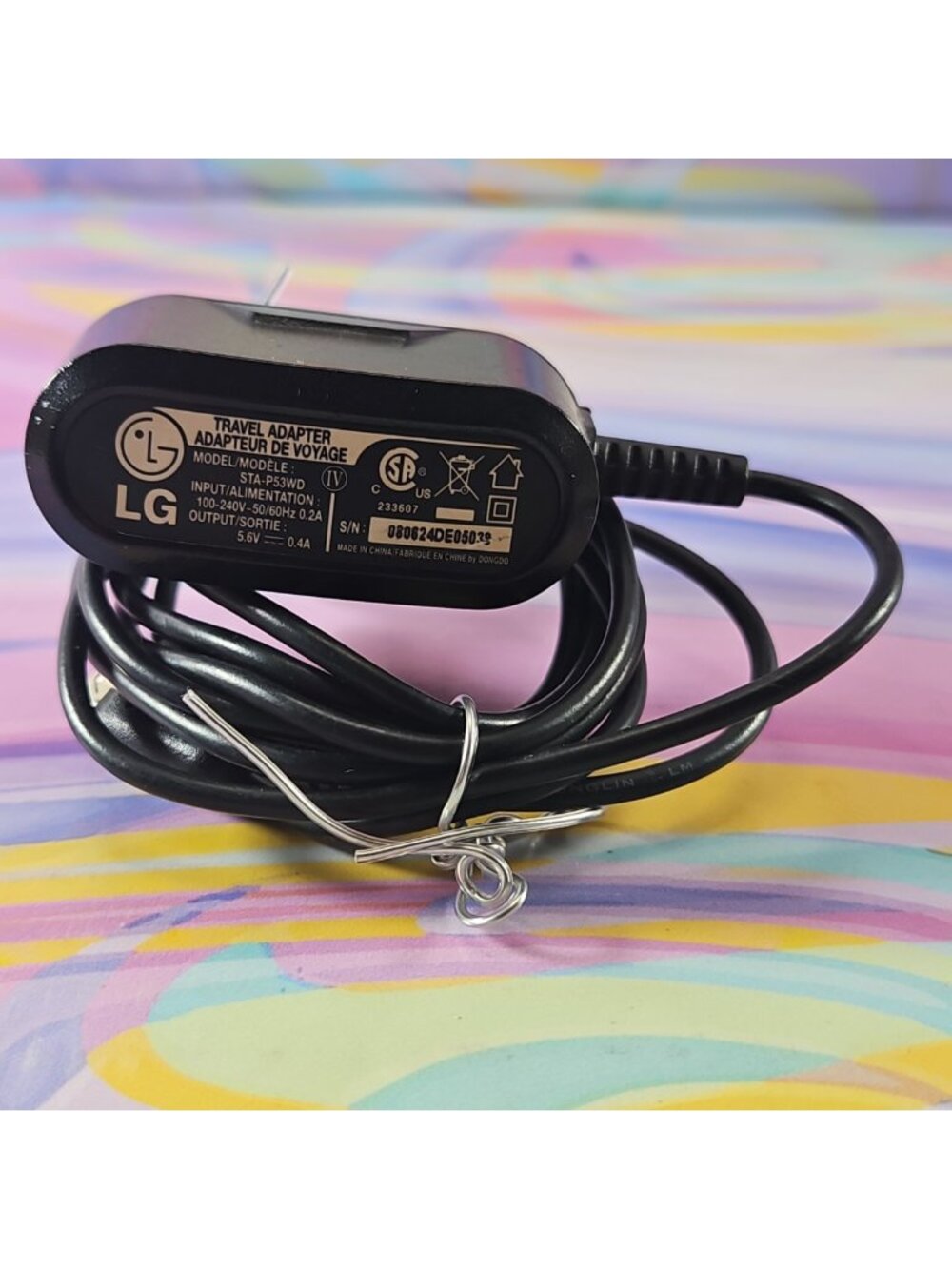 LG STA-P53WD Original/Genuine Phone Charger/Power Supply Adapter